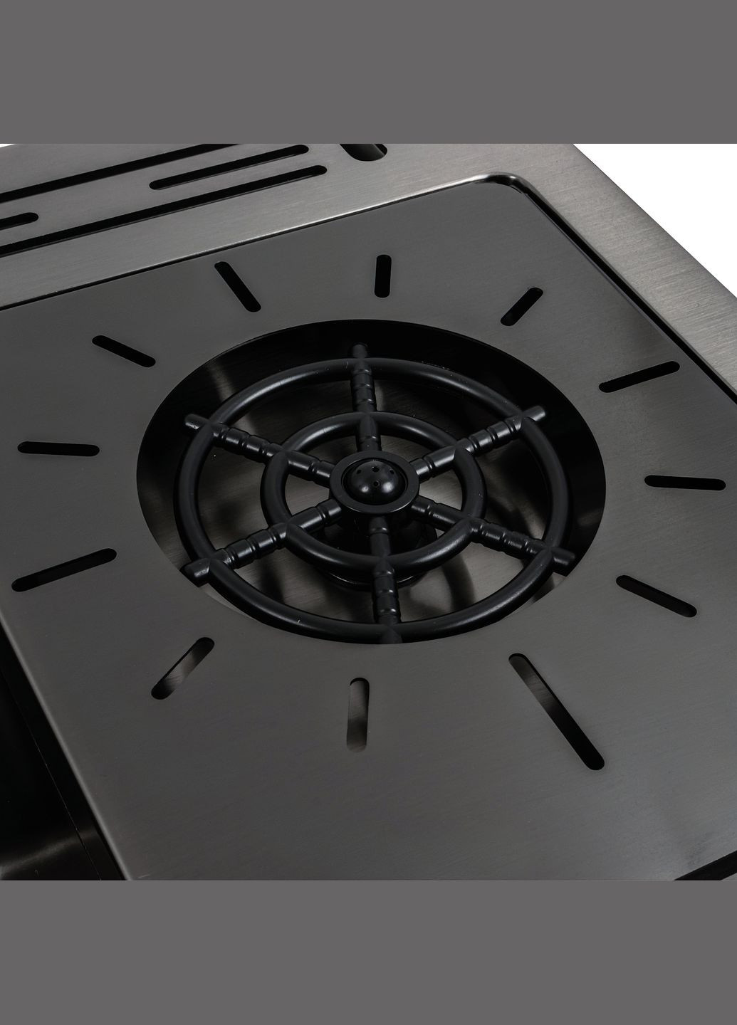 Кухонна мийка чорна PVD 78*46 Handmade Platinum (291016270)