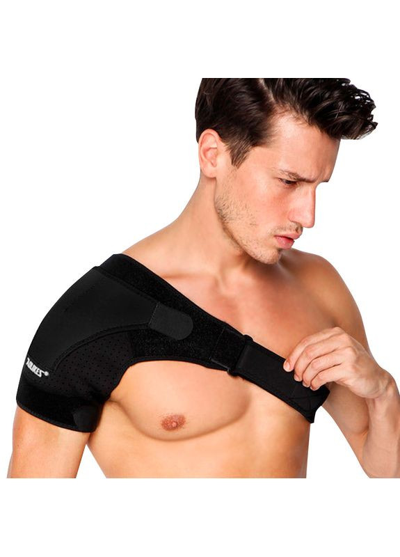 Фіксатор плечового суглоба A-1697 Right black підтримка для спини 11 шт. AOLIKES (356499459)