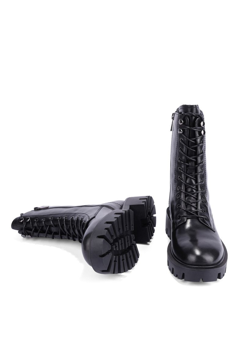 Жіночі Черевики 25168-812-1 Чорний Шкіра MIRATON (368754110)