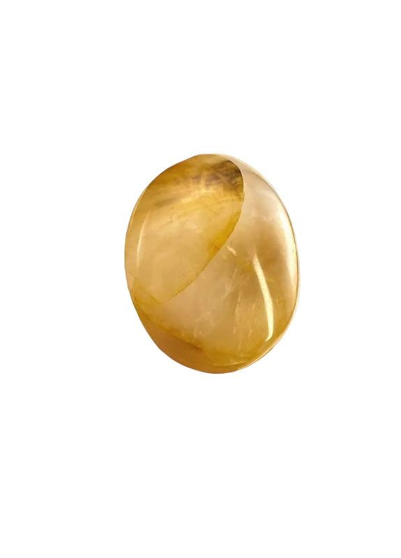 Крупный обработанный камень Золотого кварца (Цитрин) 1 шт, размер 60 мм No Brand (317270352)