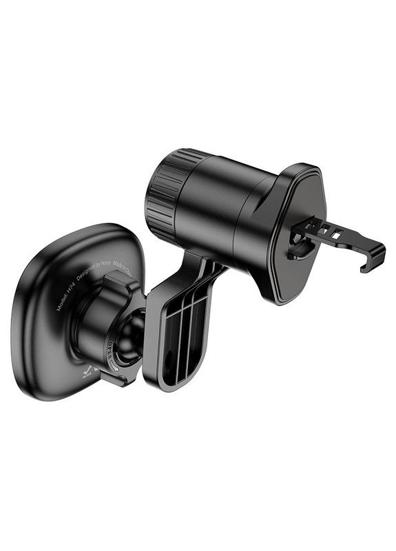 Холдер H74 Crown ring magnetic car holder(air outlet) Black Hoco (359401686)