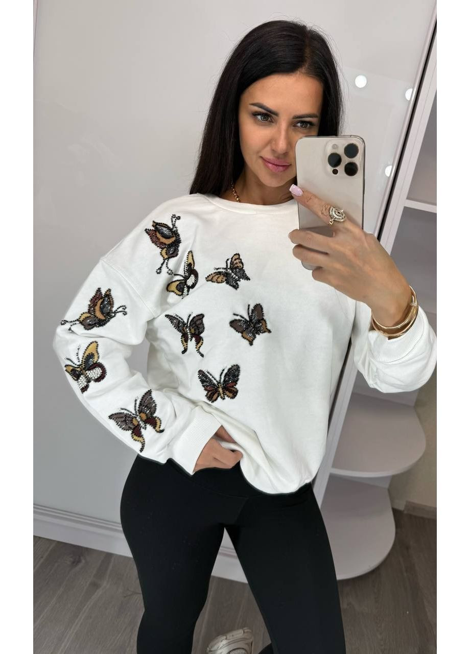 Белый свитер Milani