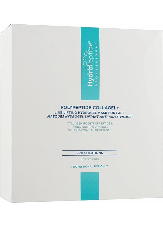 Набір масок для обличчя PolyPeptide Collagel Face 12шт (770842-12465) HydroPeptide (368639039)