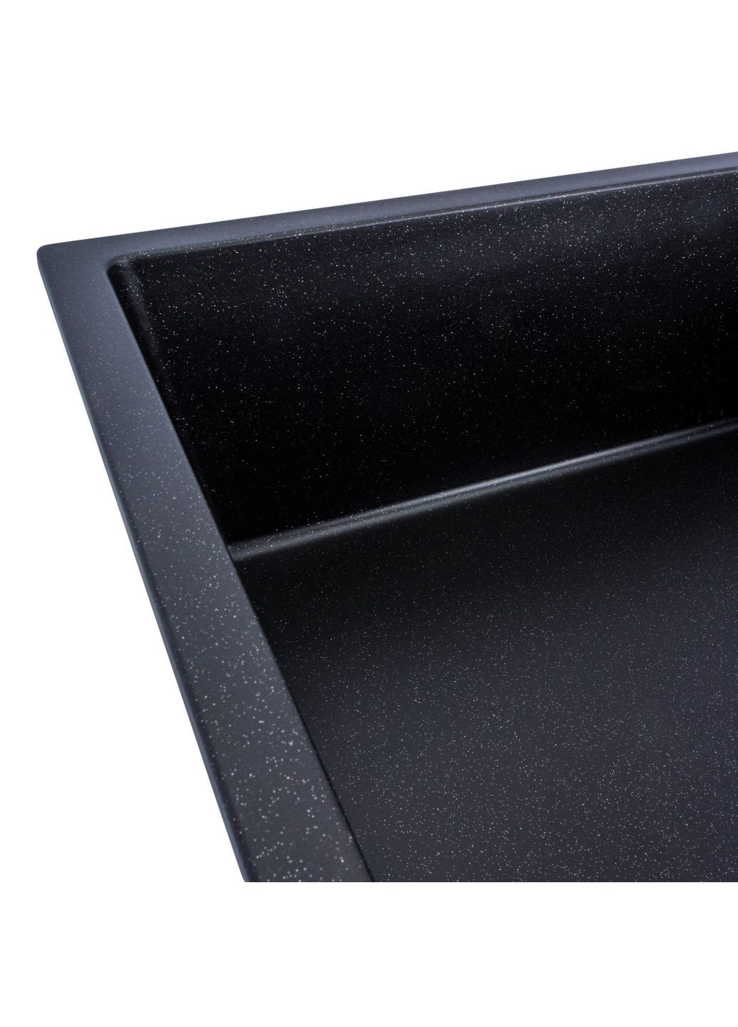 Гранитная мойка для кухни 8650 DIAMOND матовая (черный металлик) Valeso (358059065)