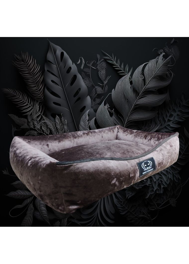 Лежанка 125х90х20см из текстиля для больших собак "Sapphire Сocoa" ( ) S&N Family (361204469)