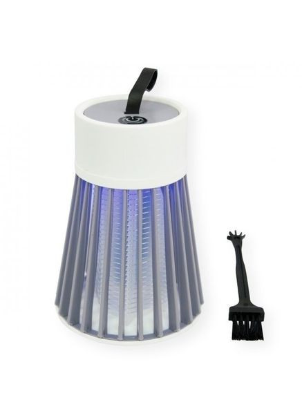 Лампа аккумуляторная от комаров Electronic shock Mosquito killing BG-002 лампа фурминатор - светильник от насекомых USB Серая No Brand (282939971)