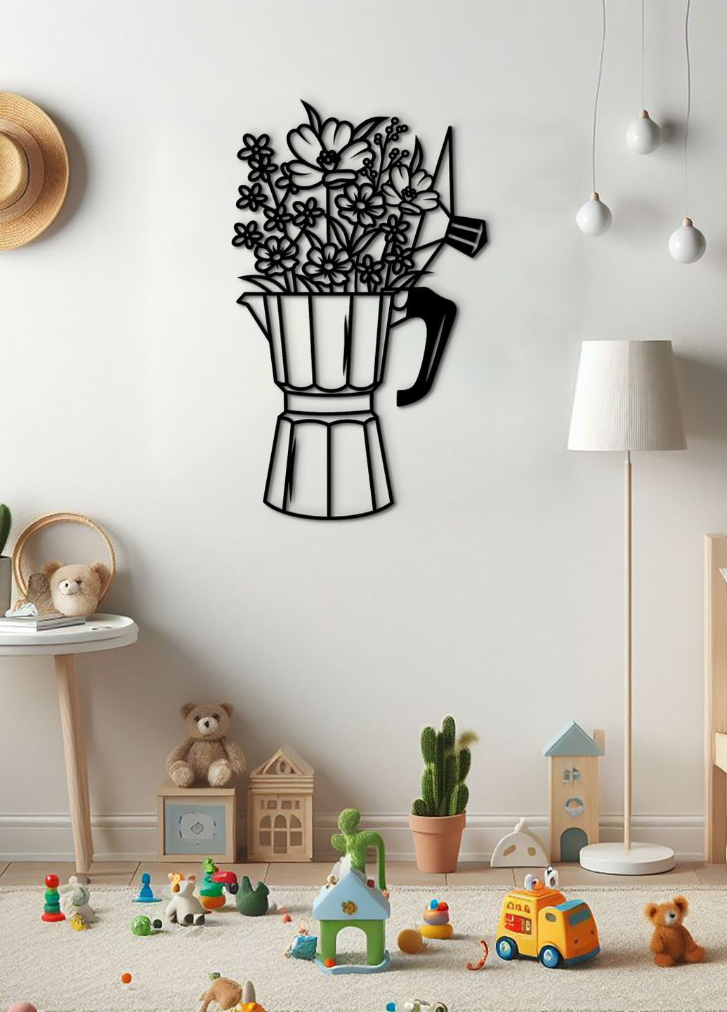 Дерев'яна картина на кухню, декор в кімнату "Арома кава", стиль мінімалізм 40х25 см Woodyard (292013370)