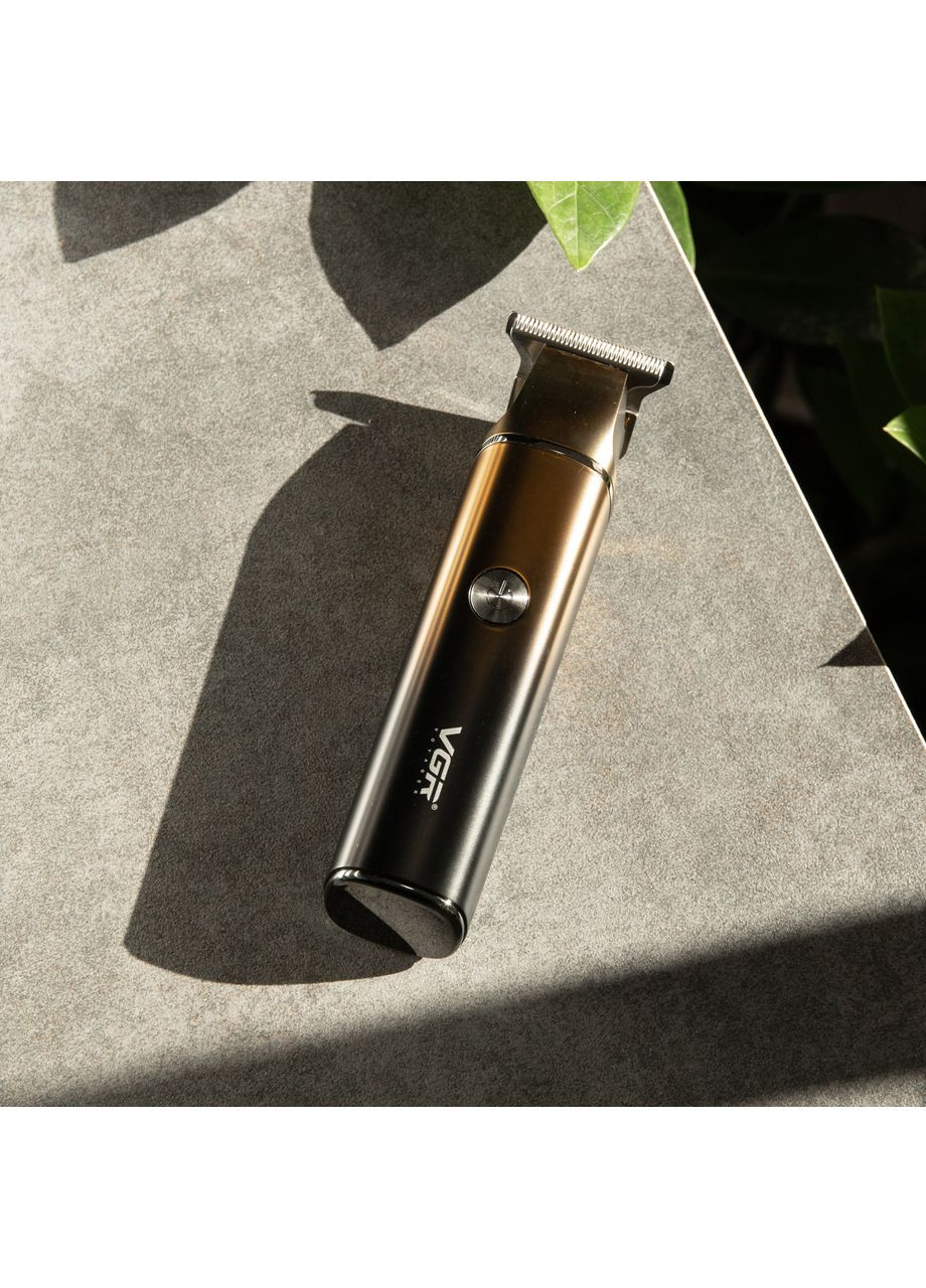 Тример для стрижки V-986 з насадками та USB, золото VGR (370974801)