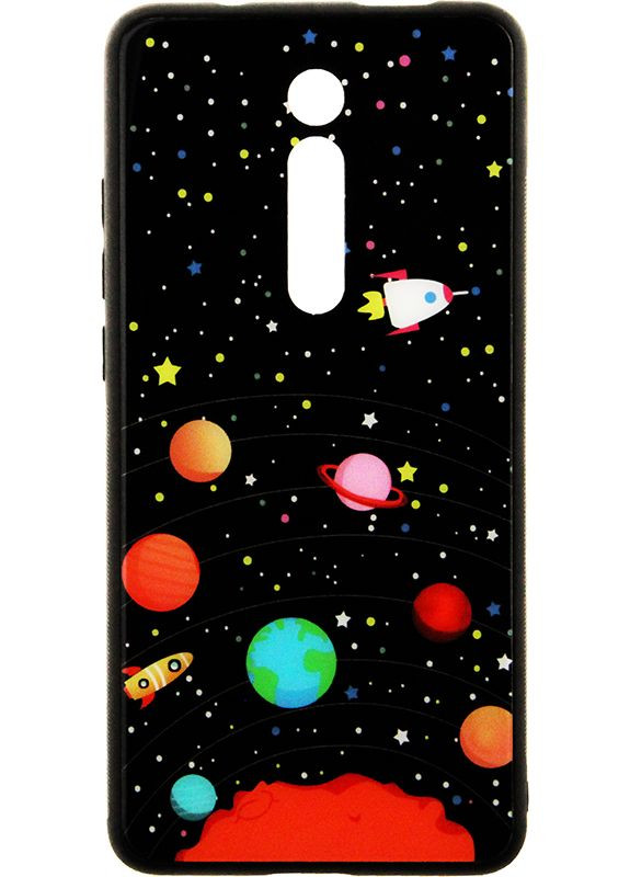 Чехолнакладка Cartoon Print Glass Case Xiaomi Mi 9T/Mi 9T Pro/Redmi K20/K20 Pro Planets Toto (301783044)