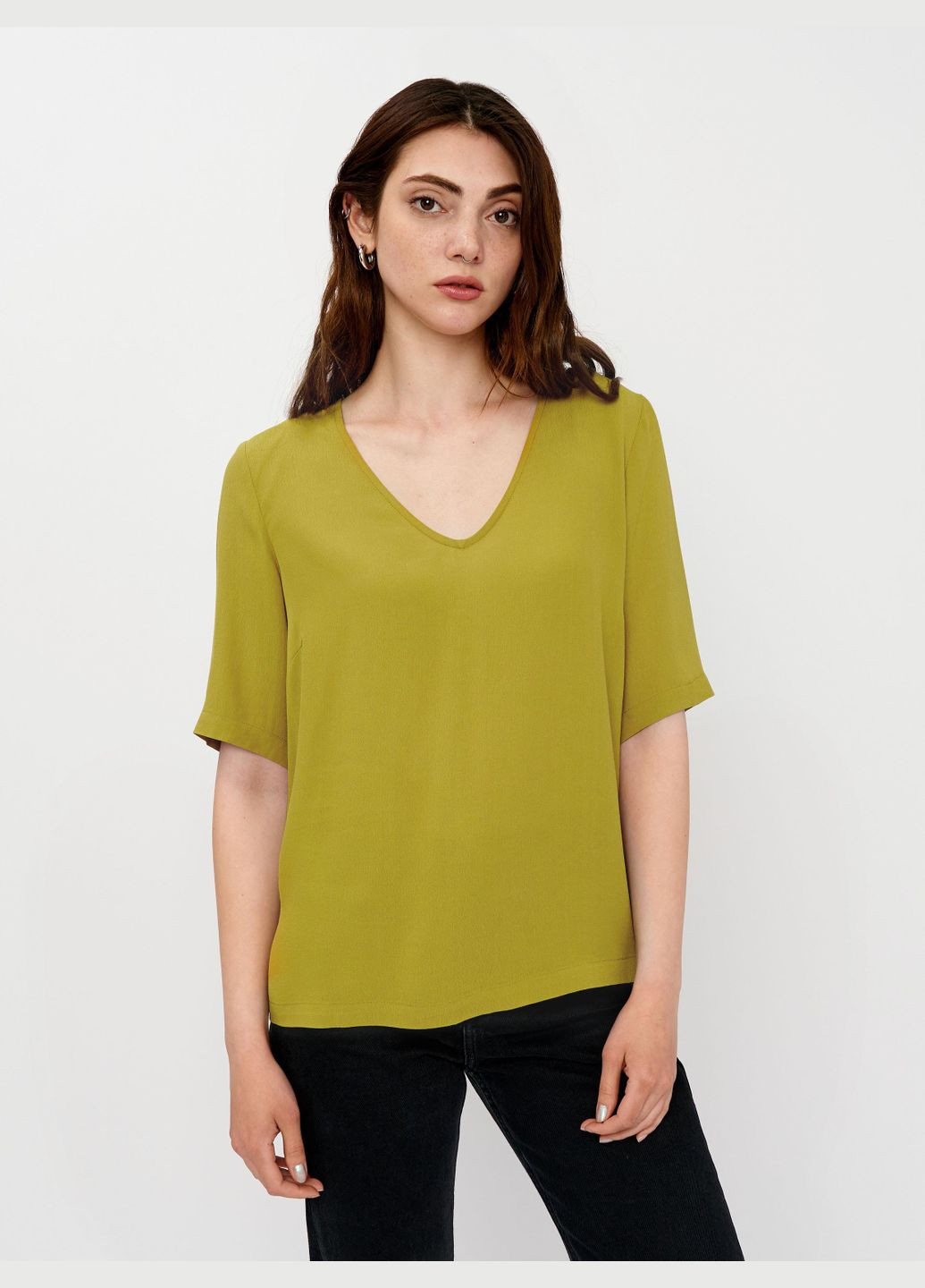 Оливкова блуза літо,оливковий, Minimum