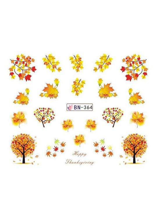 Слайдер-дизайн водные наклейки для ногтей, BN-364 No Brand (296665552)