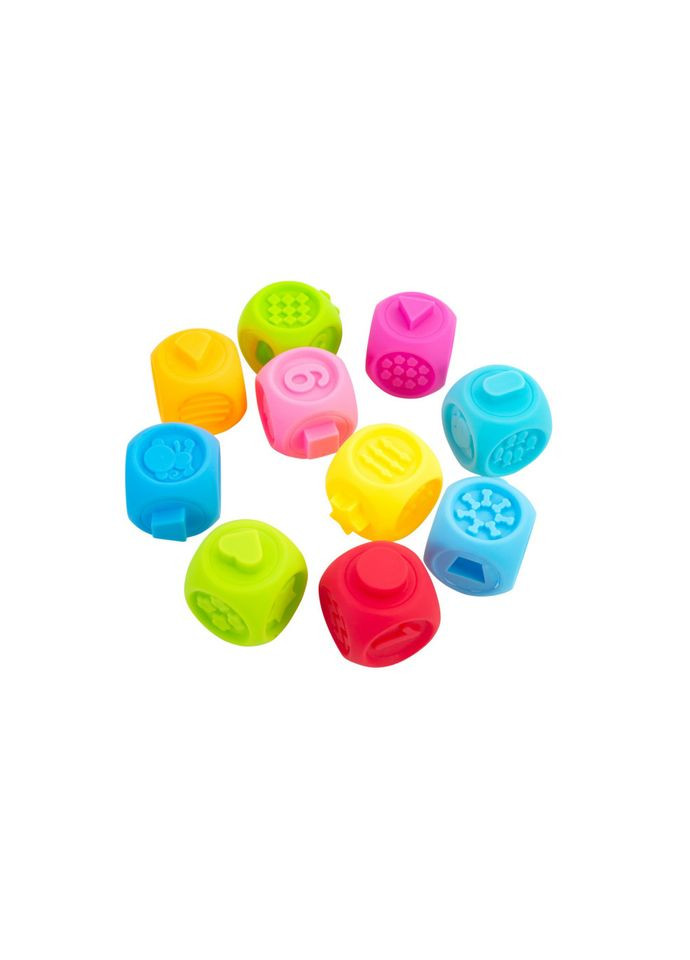 Дитячий набір розвиваючих кубиків 8875, 10 штук Baby Team (345072012)