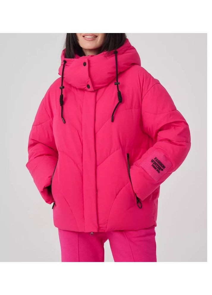 Чорна зимня зимова жіноча куртка 3912 l Towmy