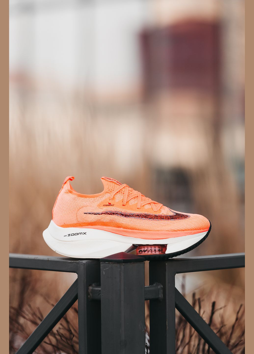 Кросівки жіночі Nike Air Zoom Alphafly orange white | Найк Аір Зум Алфафлай помаранчеві білі No Brand помаранчеві демісезони (315761828)