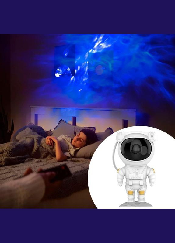 Лазерный ночник-проектор звездного неба "Астронавт" с пультом. No Brand (292009428)