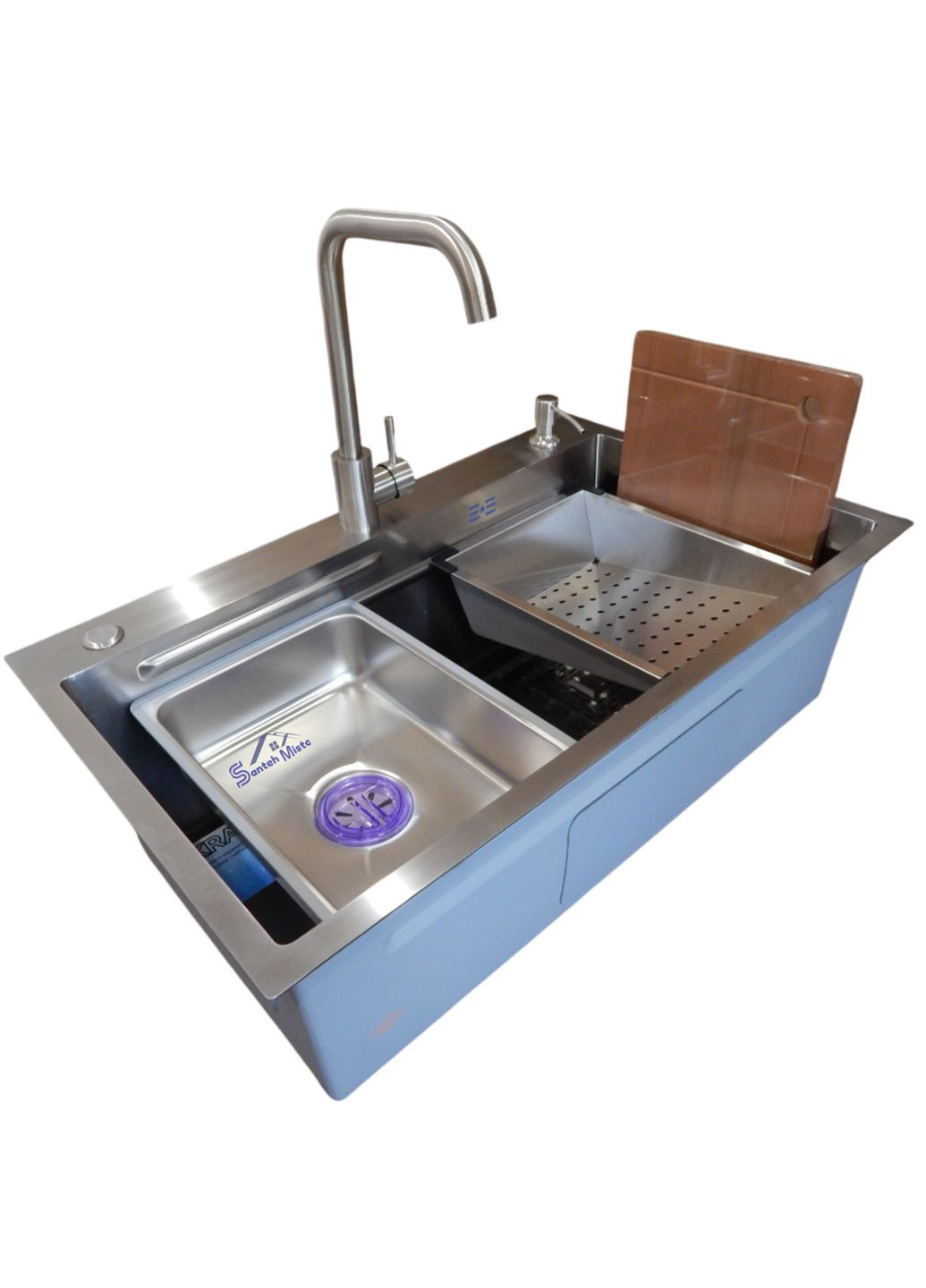 Комплект кухонной мойки HM 7546 Satin Kraft (349512646)