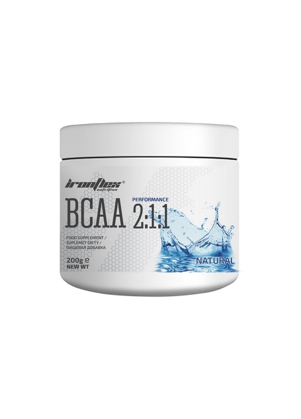 Аминокислота BCAA BCAA 2-1-1 Performance, 200 грамм Без вкуса Ironflex (293478646)