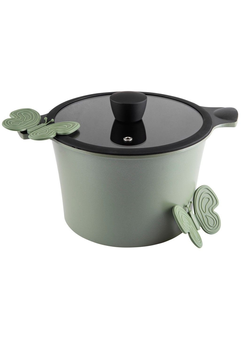 Кастрюля Zitrone Olive высокая 24x16.2 с крышкой (RG-2108-24/2/OL) Ringel (365276131)