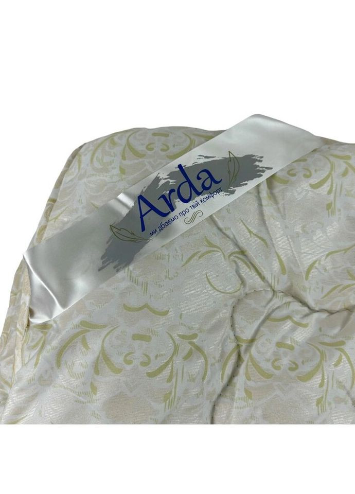 Ковдра двоспальна закрита Візерунок 20396 175х215 см молочна Arda (335583766)