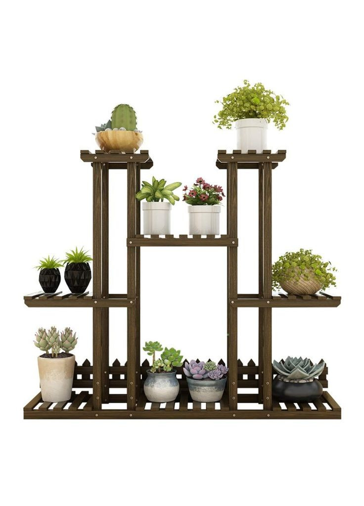 Підставка для квітів з дерева Конте мокко (ЦВТ-004410) No Brand (328226402)