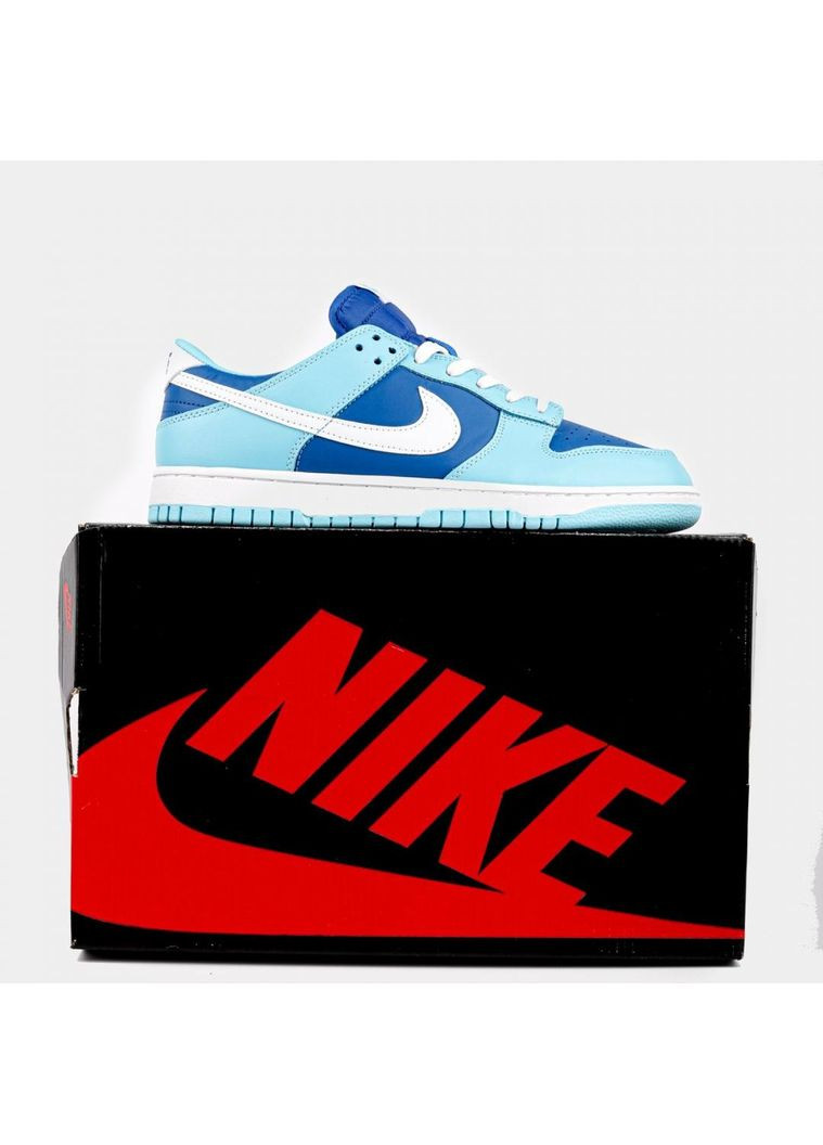 Білі Осінні кросівки чоловічі nike sb dunk low blue white v2 найк сб данк No Brand