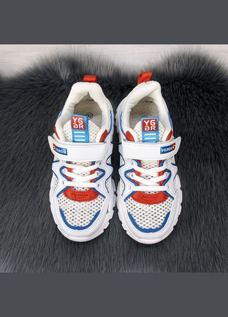 Белые демисезонные кроссовки детские для девочки С.Луч