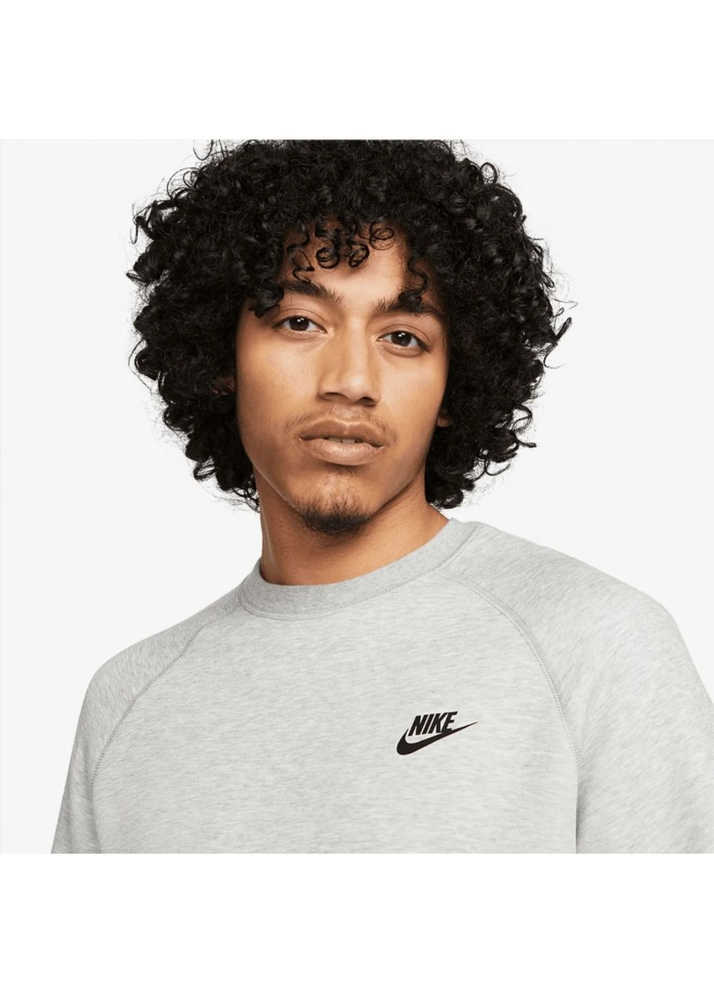 Світшот чоловічий Sportswear Tech Fleece Crewneck White Nike (364662481)
