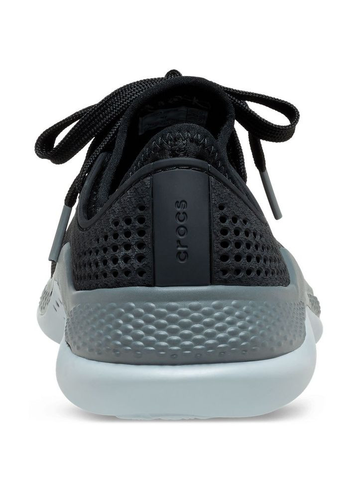 Черные демисезонные женские кроссовки literide 360 pacer black slate grey m4w6-36-23см 206715-w Crocs