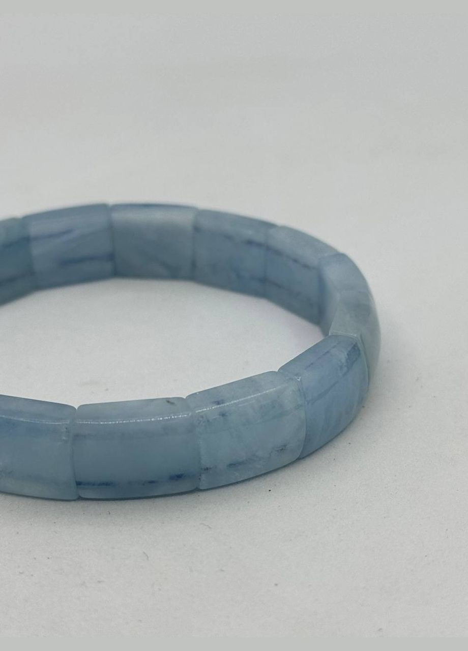 Браслет из аквамарина 18 см Голубой No Brand (337510825)