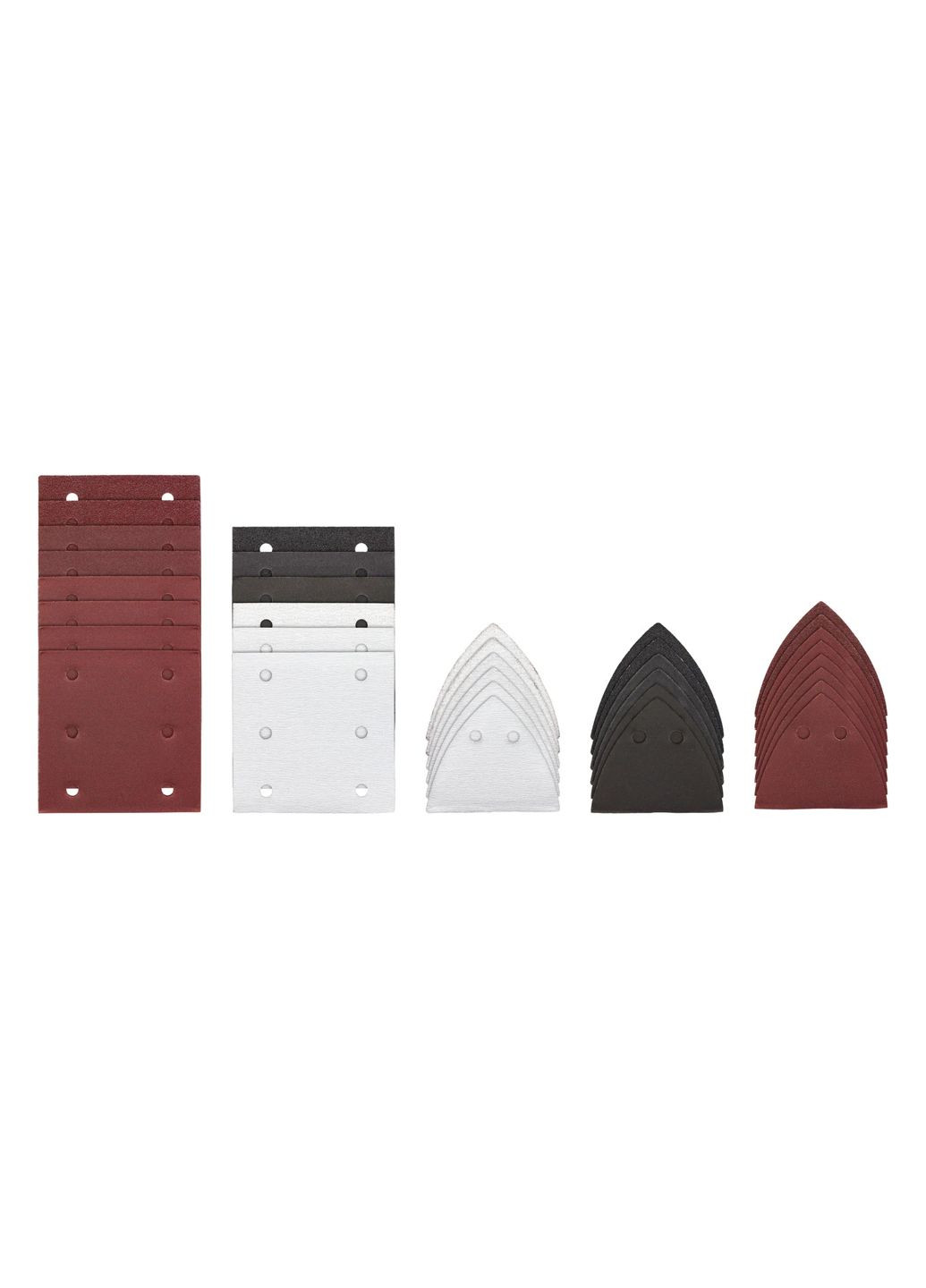 Набір шліфувальних насадок 34 листа PPSZ 34 A1 комбінований Parkside (322777074)