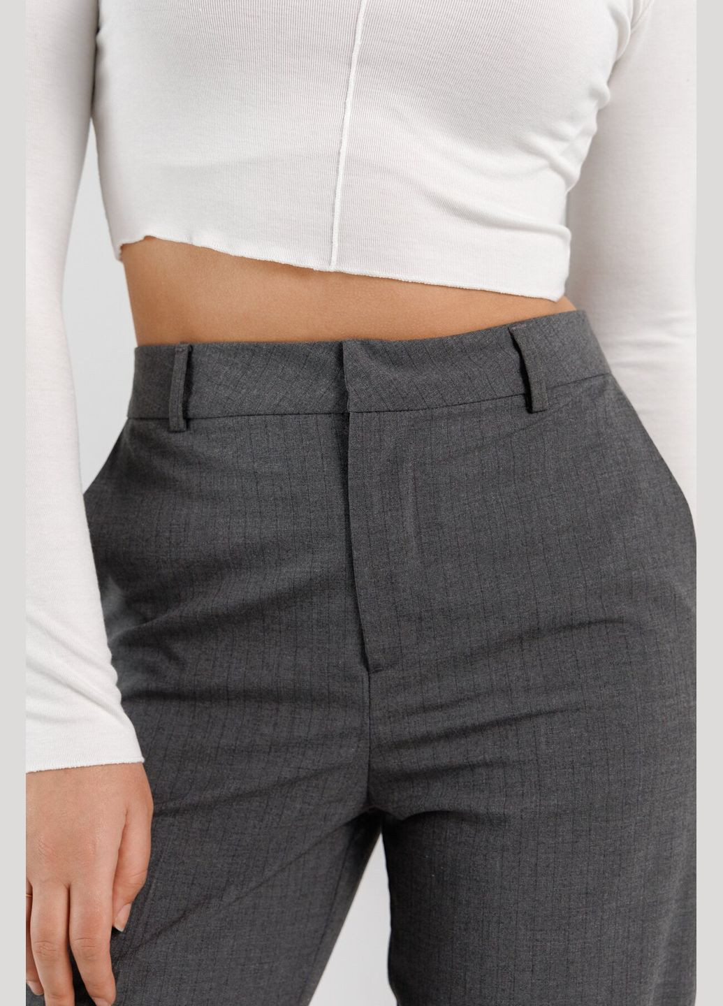 Брюки женские 5171T Серый (2000990407436D) shop (2000990407436) Karol Прямі (279390868)