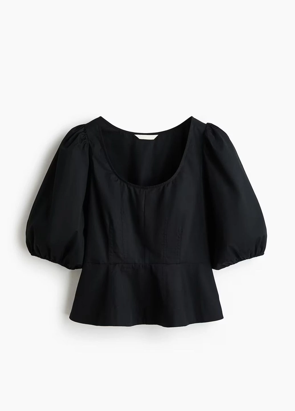 Чёрная блузка H&M