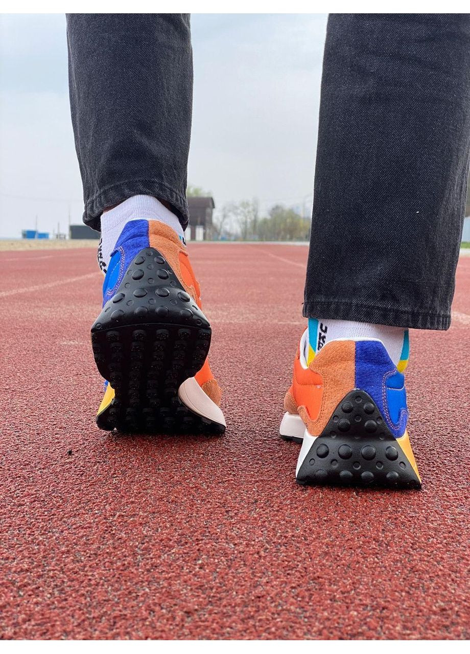 КРОСІВКИ ЖІНОЧІ NEW BALANCE 327 MULTICOLOR UK НЬЮ БЕЛАНС 327 No Brand жовті демісезони (369388874)