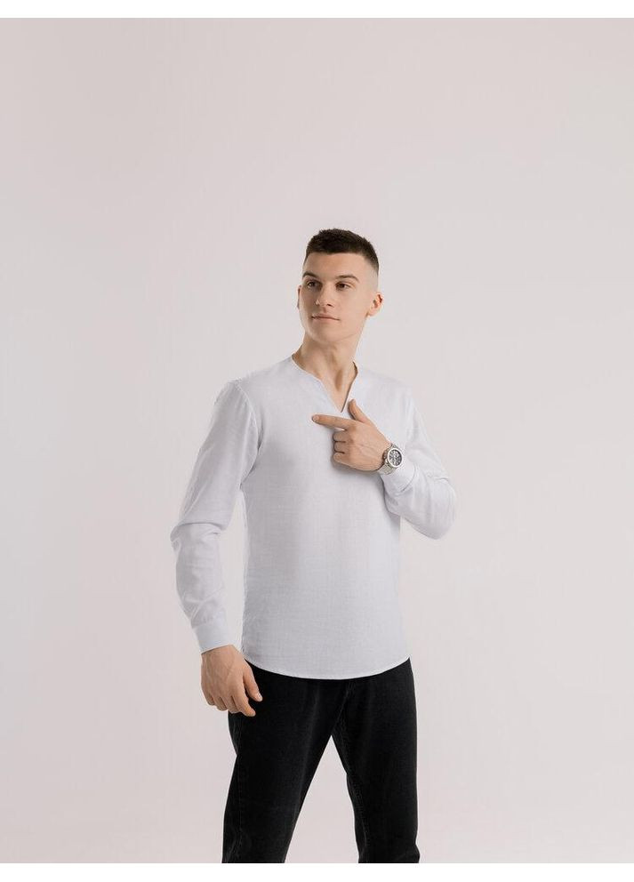 Стильна смарт-кежуал сорочка з лляної тканини Vakko (354647022)