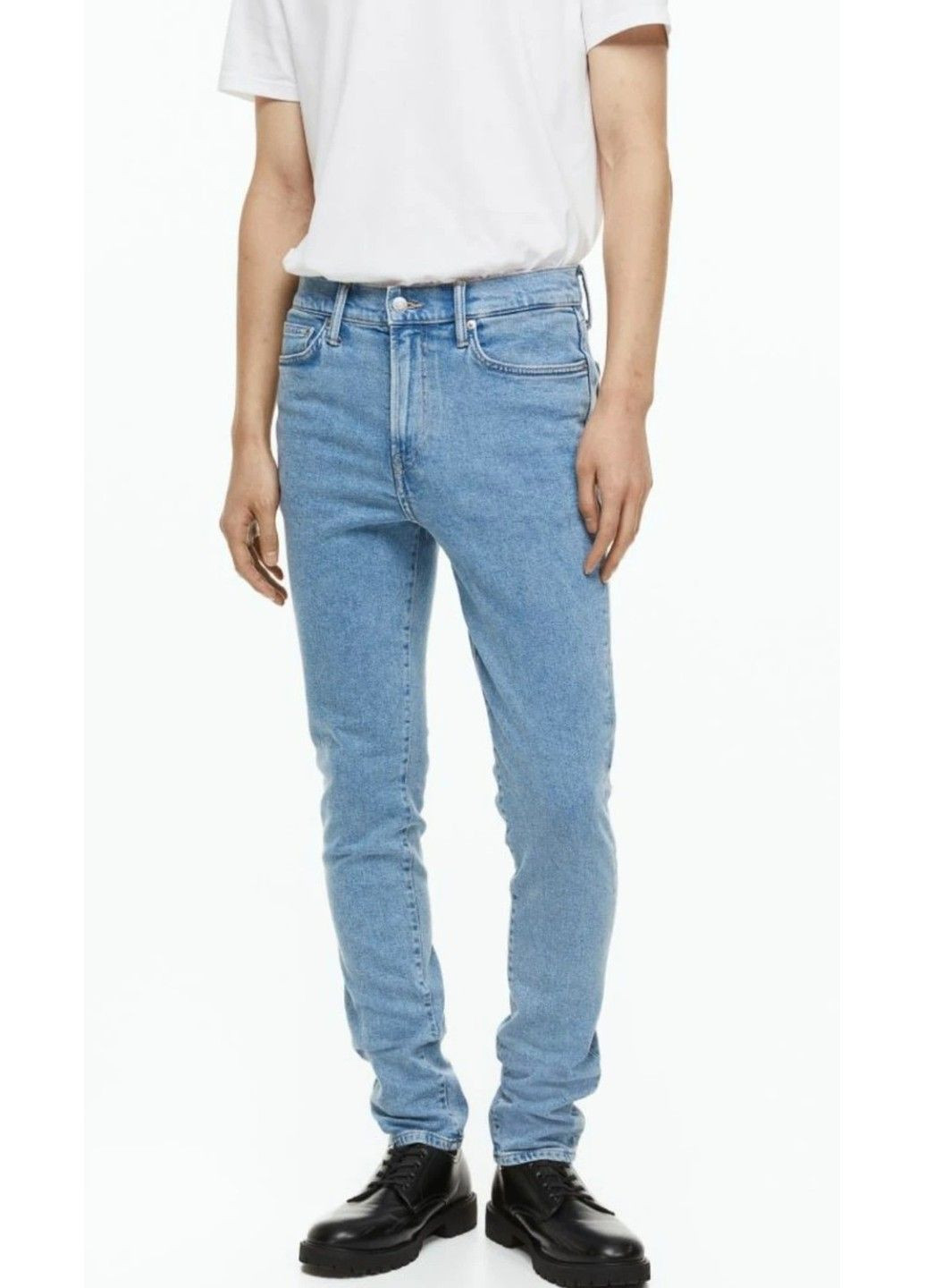 Чоловічі джинси Skinny Fit Stretch (57991) W30 L32 Блакитні H&M (314896884)