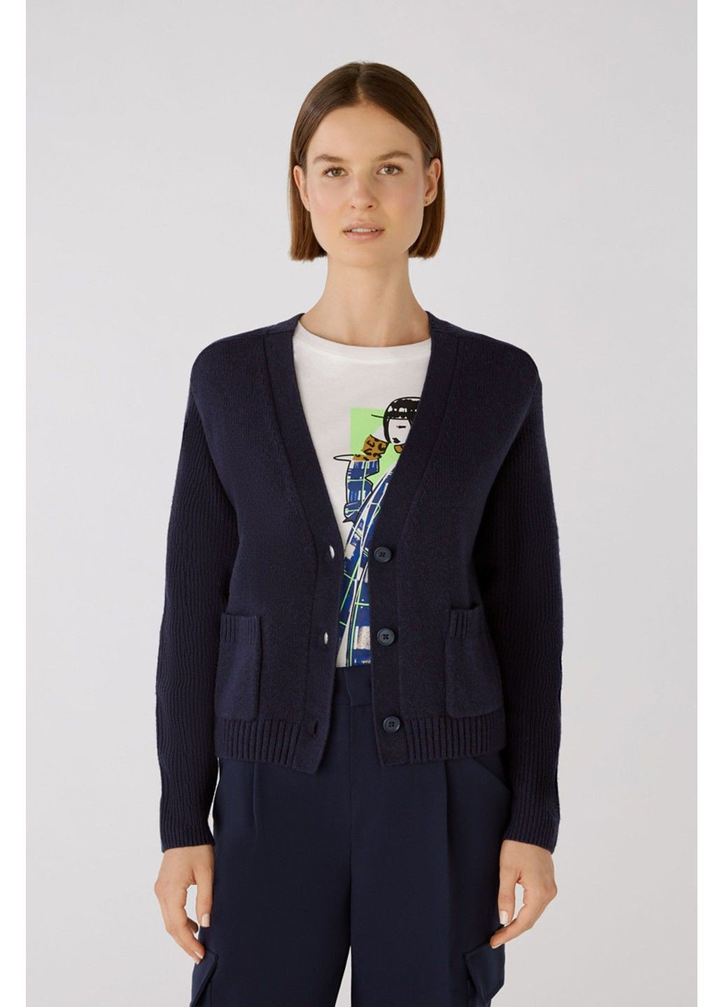 Кардиган жіночий короткий 79642-1330308 Oui (322842174)