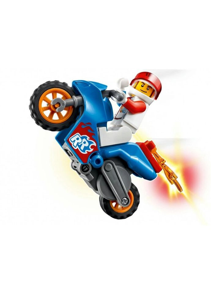 Конструктор City Stunt Реактивный трюковый мотоцикл 14 деталей (60298) Lego (281425703)
