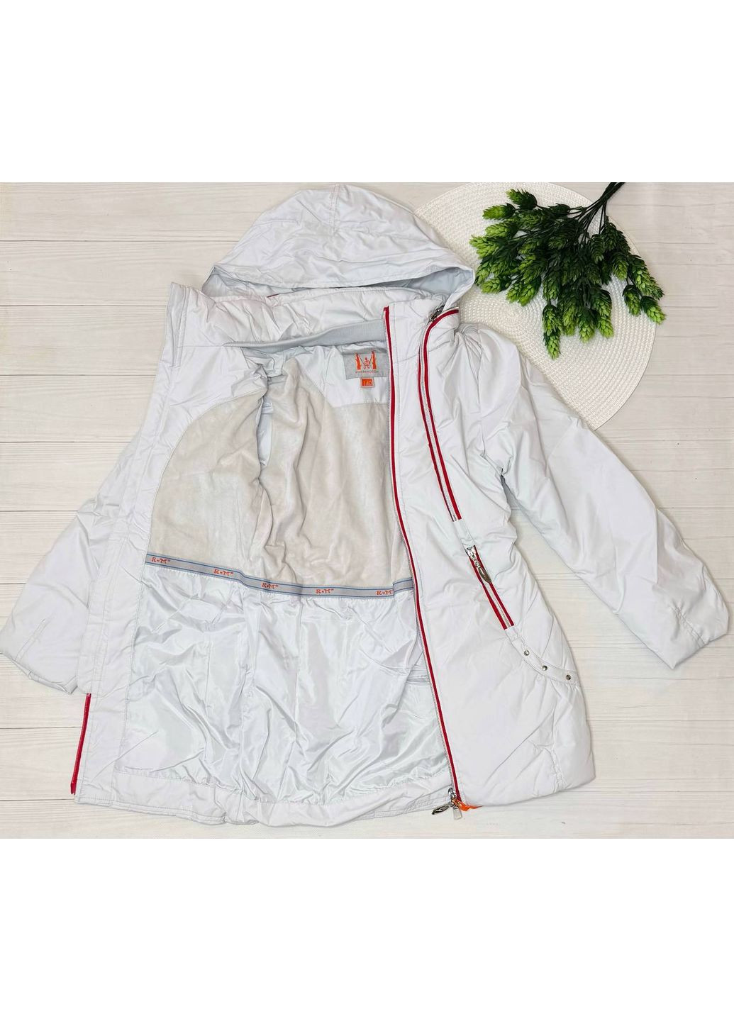 Сіра демісезонна куртка дів. 1131-1 r.m. Really Master