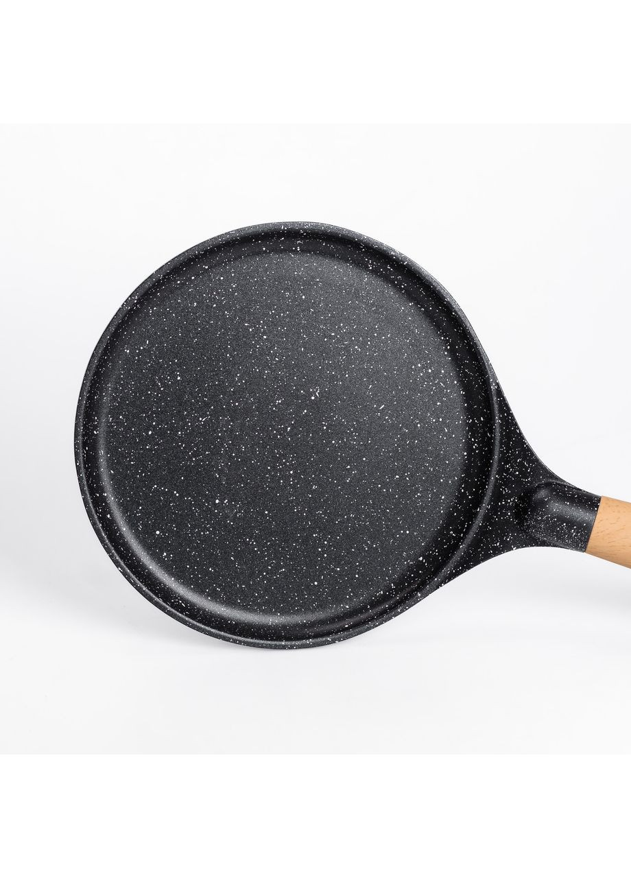 Алюминиевая блинная сковорода с мраморным антипригарным покрытием Ø 22 см, толстое дно Black MGC (367724661)