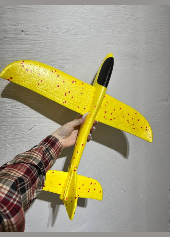 Дитячий метальний літак-планер C28006(Yellow) довжина 24 см Bambi (342025788)