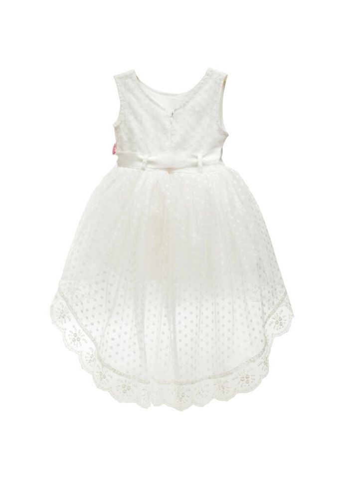 Комбинированное платье tivido праздничное с украшением (1865-86g-cream) Breeze (300624823)