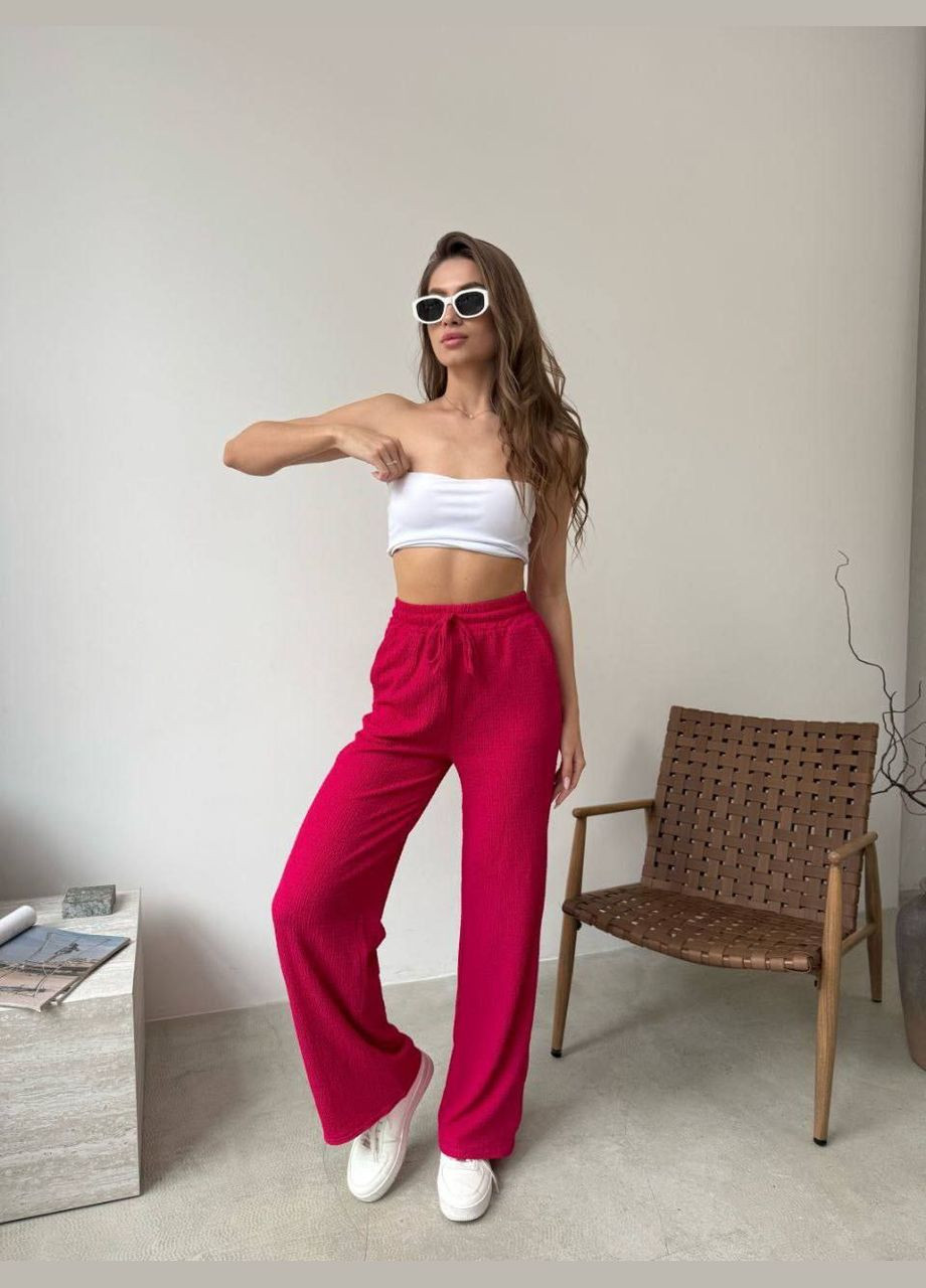 Брюки палаццо Ткань: Vaflinè (Турция) No Brand (332955307)