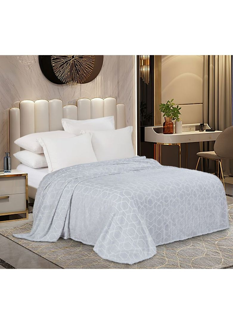 Плед светящийся в темноте флис Паутина 200x220 см Love You 82993 (368904097)