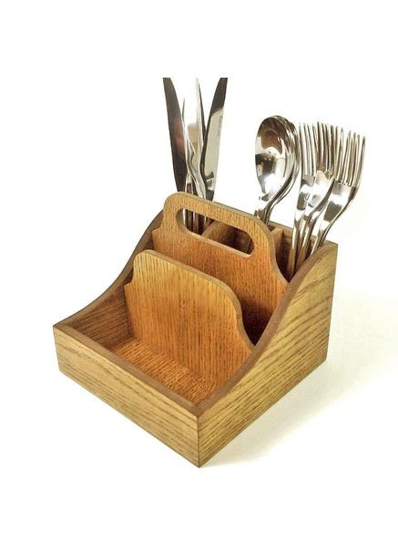 Подставка для столовых приборов из дерева Песаторе сиена (ПСП-004605) No Brand (327424698)