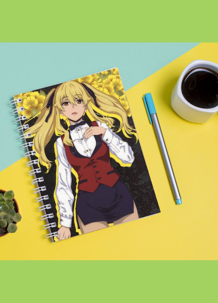 Скетчбук Sketchbook (блокнот) для малювання з принтом Kakegurui Compulsive Gambler Шалений азарт 3 Кавун блокнот для малювання (316133031)