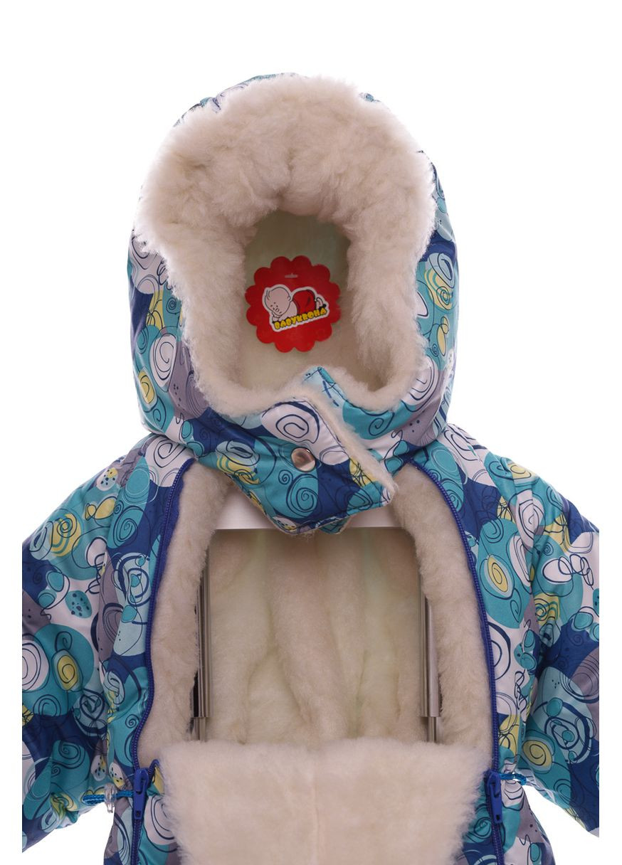 Комбинезон Трансформер для мальчика на меху галактика синий см (27480) BABYKROHA (297200540)