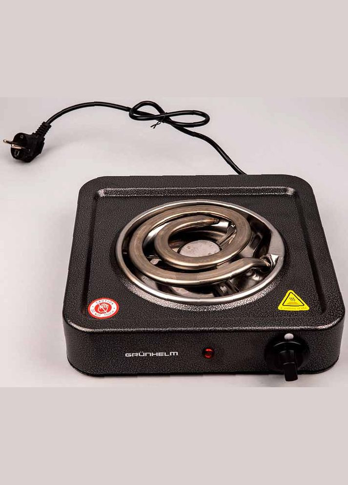 Электроплита спиральная GHP-5513 1-1.0кВт/широкий тен(112726) Grunhelm (317345755)