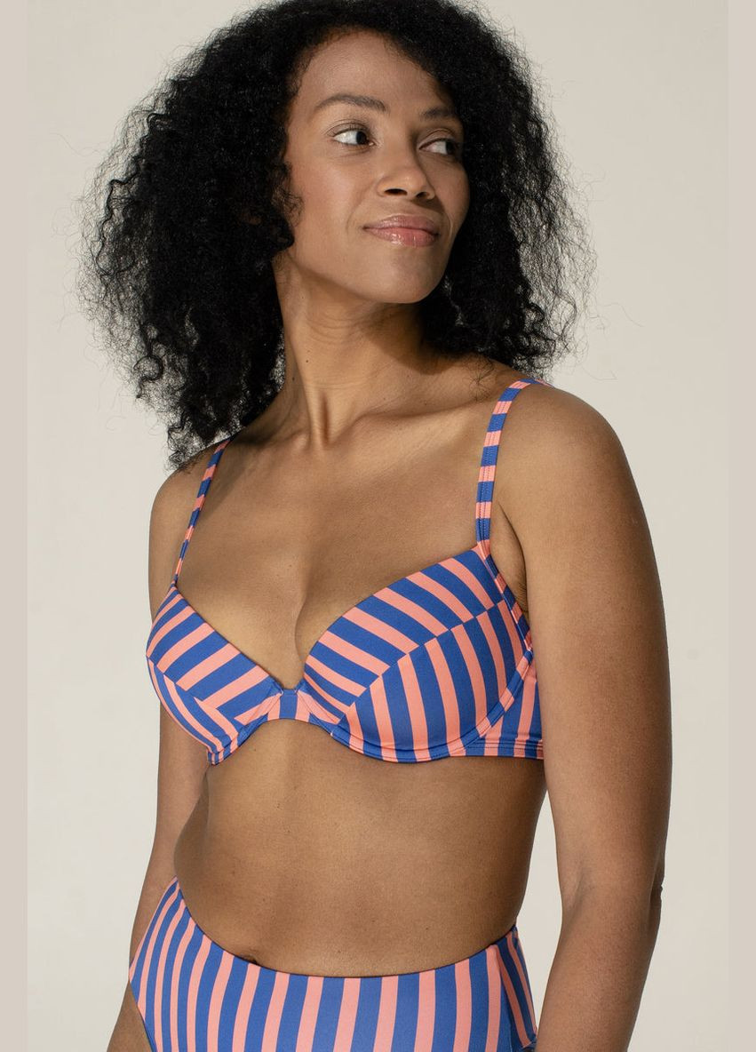 Купальний бюстгальтер в смужку Silenza SO205502/002V blue (300352151)