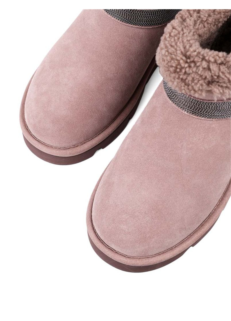 Женские Угги ATTU-23 Бежевый Велюр Attizzare (368527939)