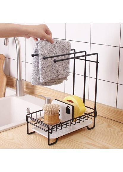 Тримач для мийки для кухні та ванної Органайзер для губок і ганчірок для кухонного приладдя No Brand (315633124)